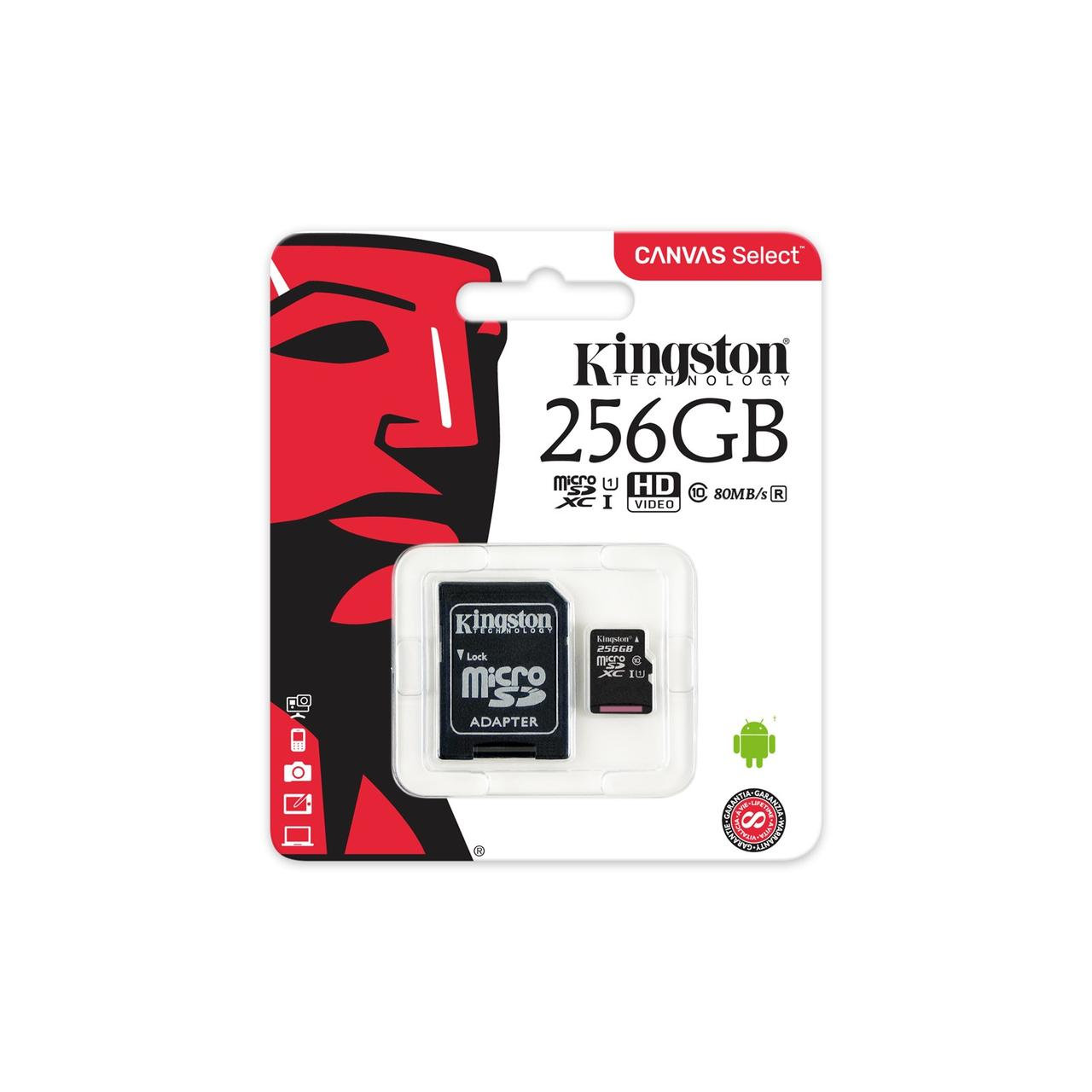 Карта памяти Micro SD Kingston SDXS 256Gb оптом